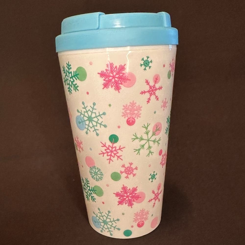 Festive Snowflake Travel Mug